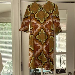 Lesley Evers bold print dress size M